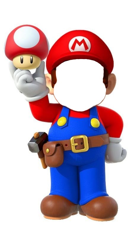 Mario Bros Fotómontázs