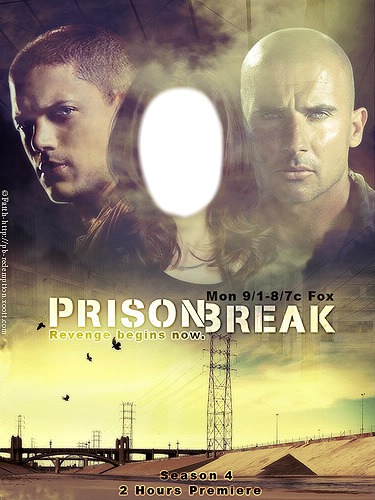 affiche prison break Fotomontage