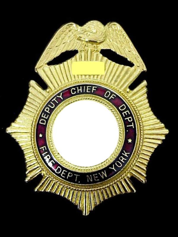 DEPUTY CHIEF OF DEPT FIRE DEPT NEW YORK フォトモンタージュ