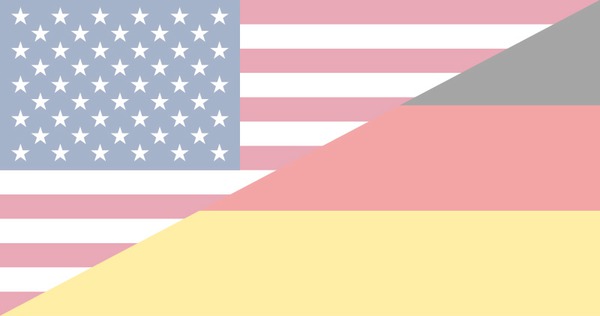 deutsch amerikanische freundschaft Fotomontage