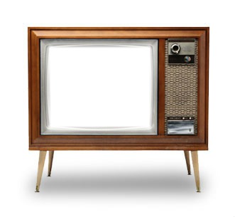 TV antique Fotomontaggio
