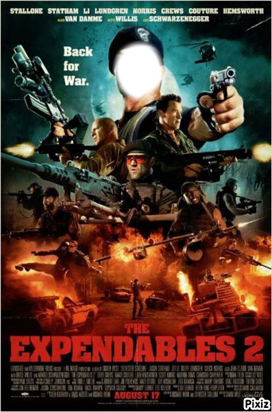 the expendables 2 Fotomontage