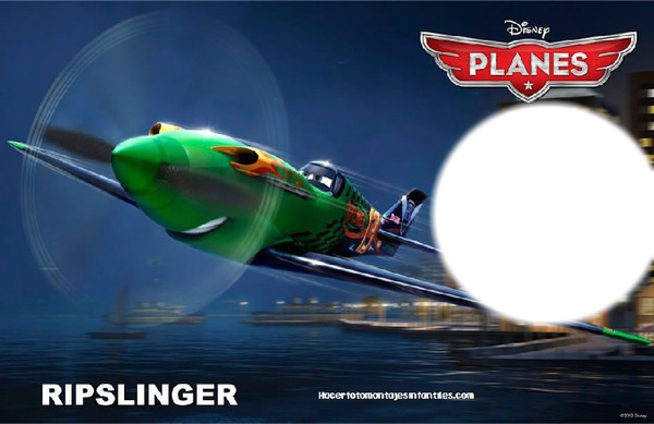 Ripslinger Aviones de Cars Fotomontáž