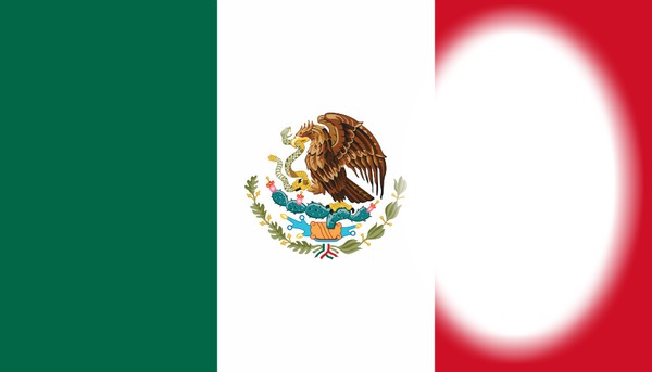 Mexico flag Valokuvamontaasi