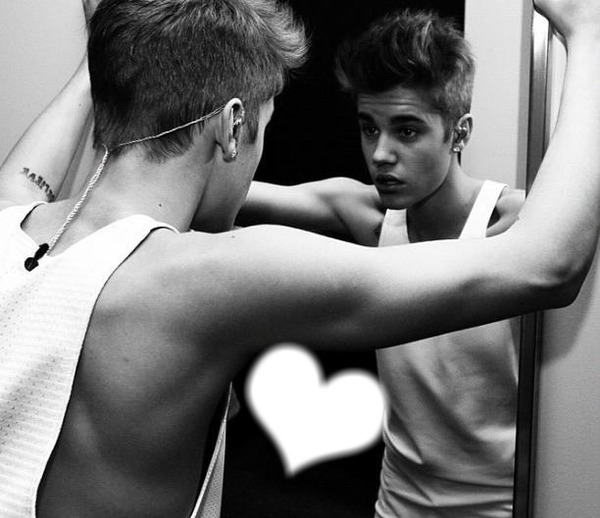 Justin Bieber <3 Fotomontaža
