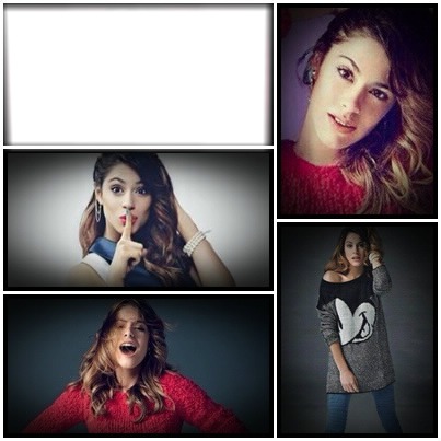 Tini stoessel collage Photo frame effect