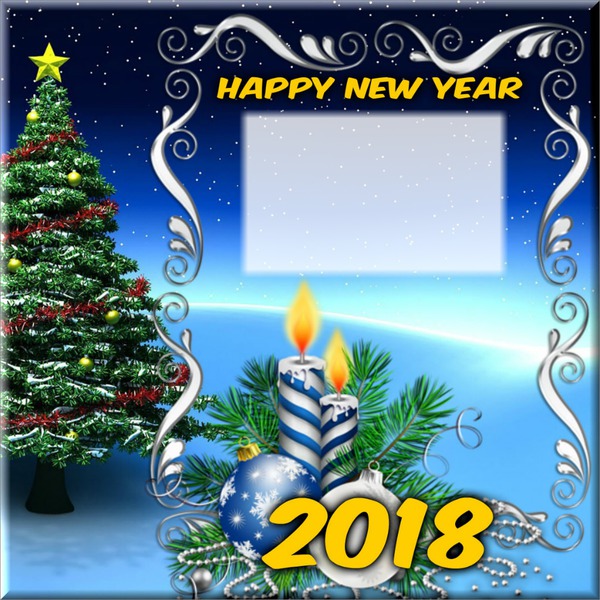 Dj CS 2018 Happy New Year Ch Fotomontažas