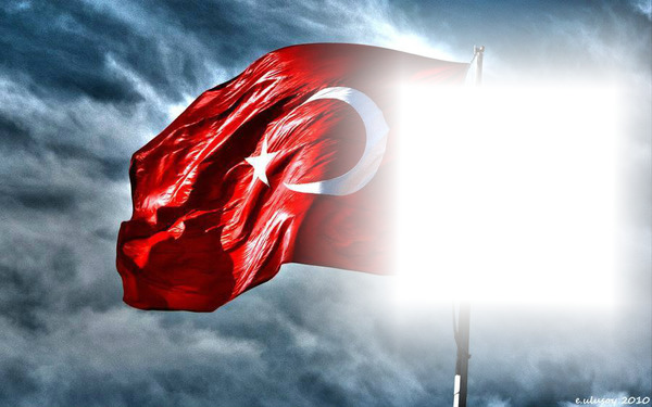 türk bayrağı Fotomontagem