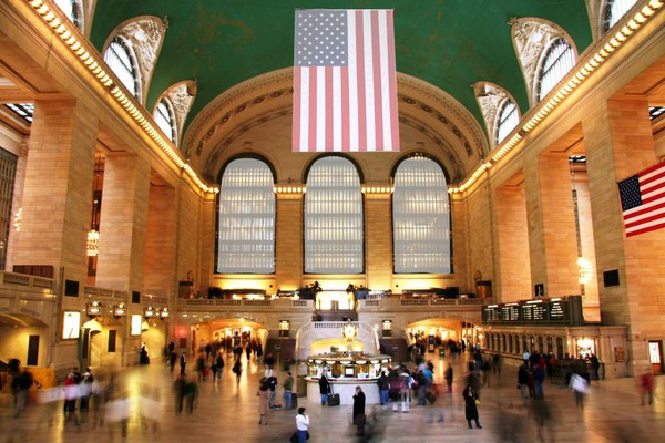 Grand Central Station,  New York Photo frame effect