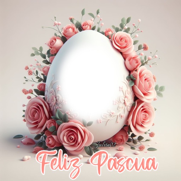 Julita02 Feliz Pascua Photomontage