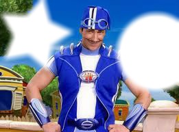 Lazy town Photo frame effect