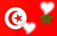Tunisie Maroc Fotomontáž