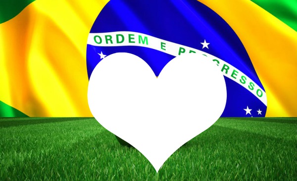 Bandeira do Brasil Fotomontasje