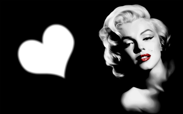 y love Marilyn Fotomontaggio