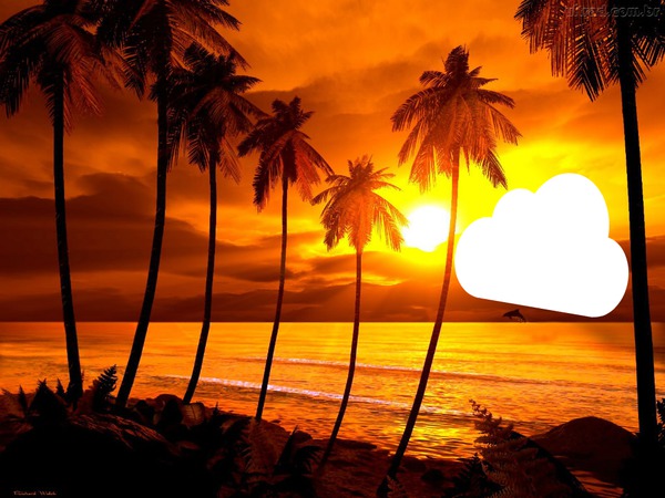 Sunset Fotomontage