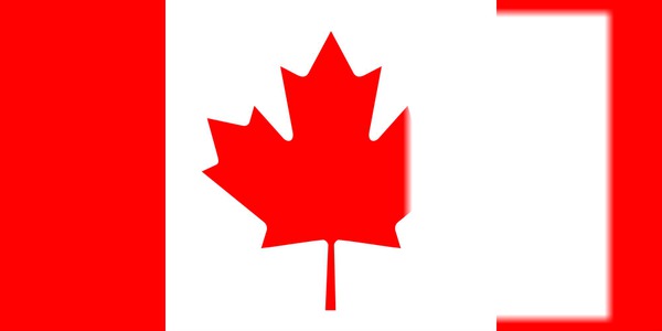 Canada flag Fotomontagem