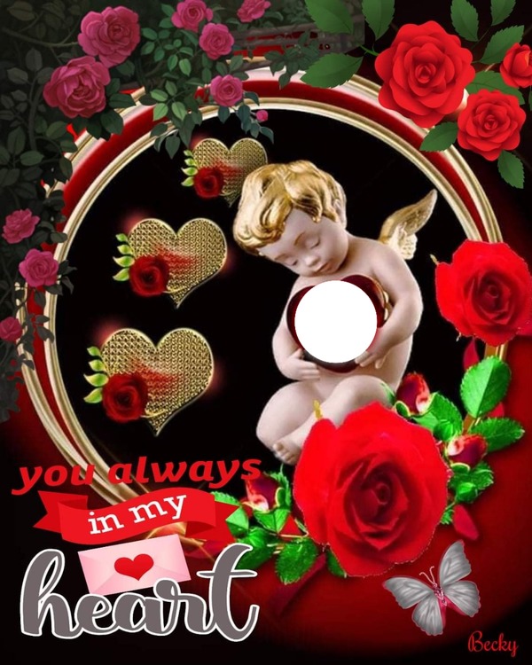 your always in my heart Montage photo