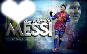 Messi-Coeur Fotomontage