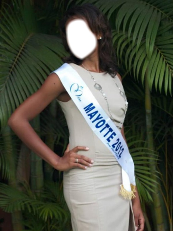 miss mayotte Photo frame effect
