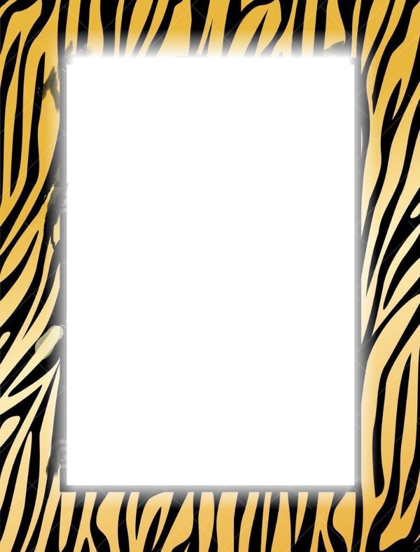 zebra frame Fotomontaggio