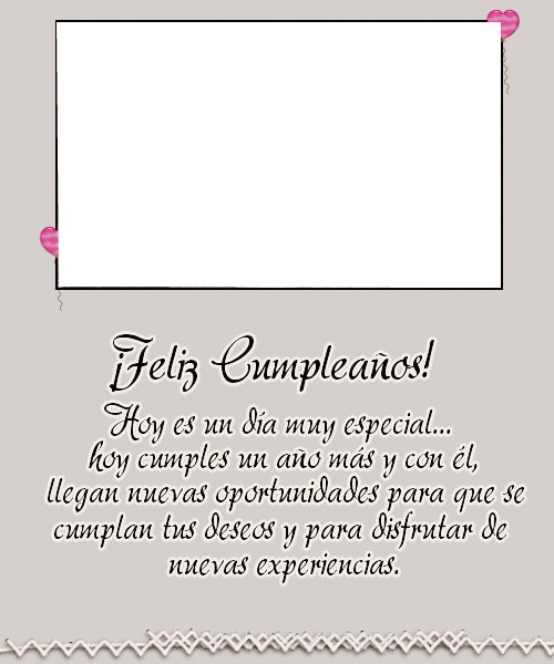 FELIZ CUMPLEAÑOS Montage photo