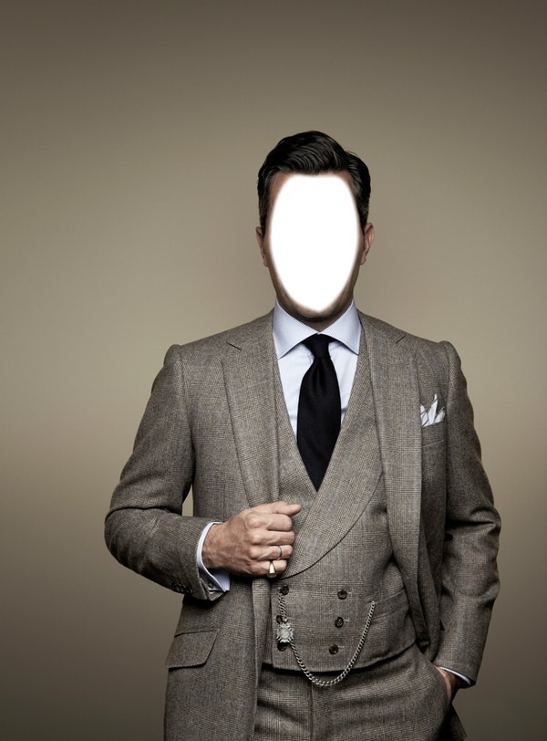 man suit Photomontage
