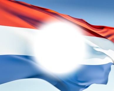 Netherlands flag Fotomontage