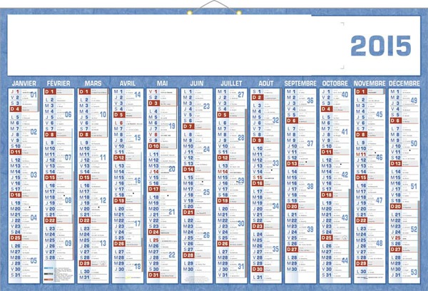 calendrier 2015 Fotomontāža