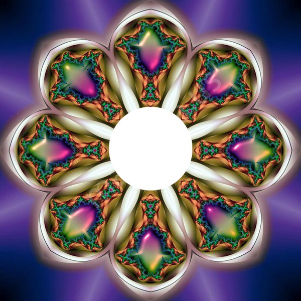 Mandala Photomontage