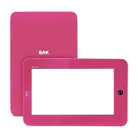 tablet rosa pink Fotomontagem