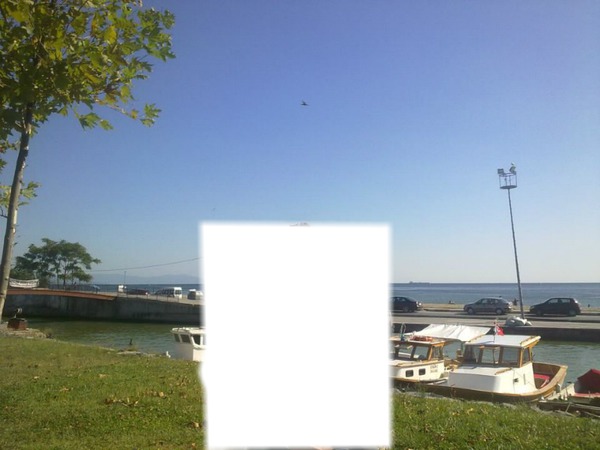 göl görünümü Photo frame effect