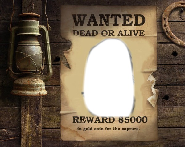 WANTED ! Photo frame effect