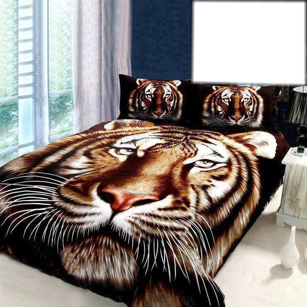 lit de tigre Fotomontaggio