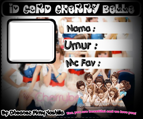 ID Card Cherry Belle Montage photo