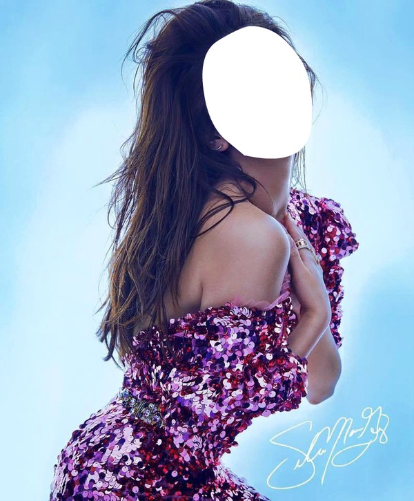 Selena Gomez Fotomontažas