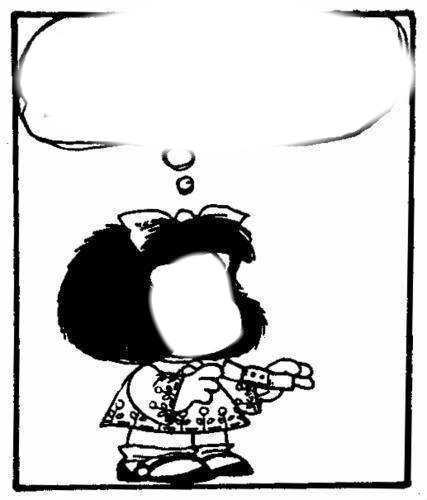 mafalda Photo frame effect