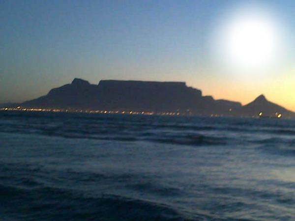 Table Mountain Photo frame effect