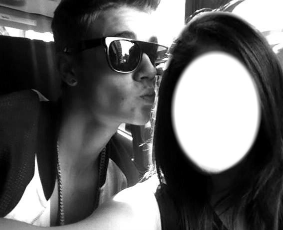 Justin Bieber e fã Montaje fotografico