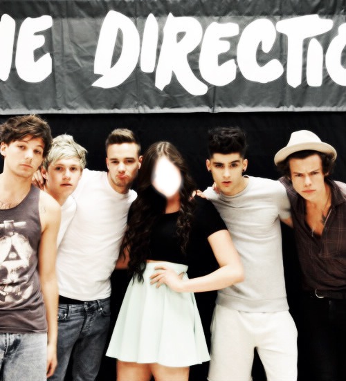 Ta photo avec les One Direction Fotomontaż