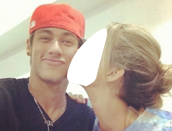 beijando neymar Photo frame effect