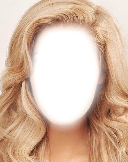 Blonde girl Fotomontasje