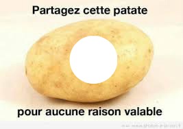 patate フォトモンタージュ