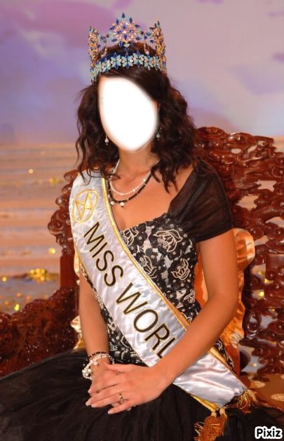 Miss Monde Fotomontage