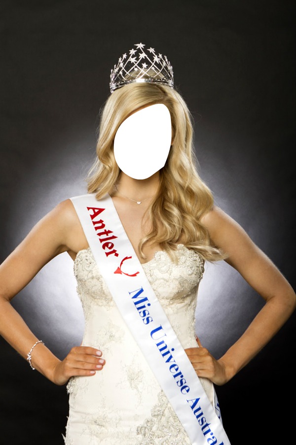 Miss Universe Australia Fotomontage
