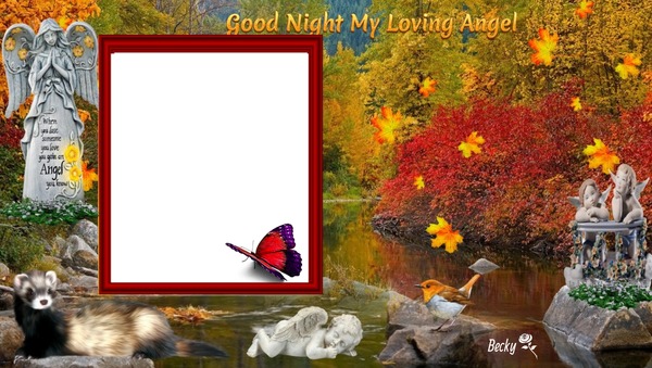 GOOD NIGHT ANGEL Photomontage