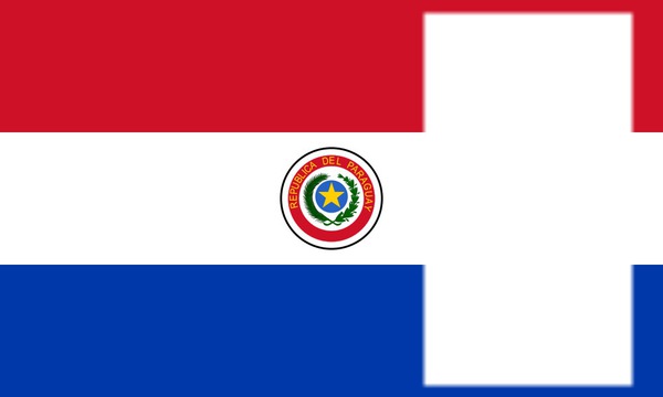 Paraguay flag フォトモンタージュ