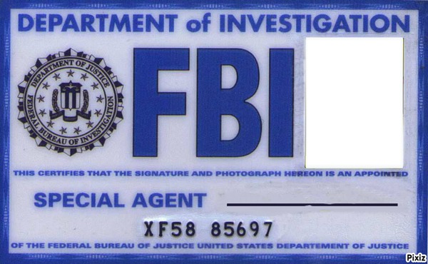 CARTE FBI Fotómontázs