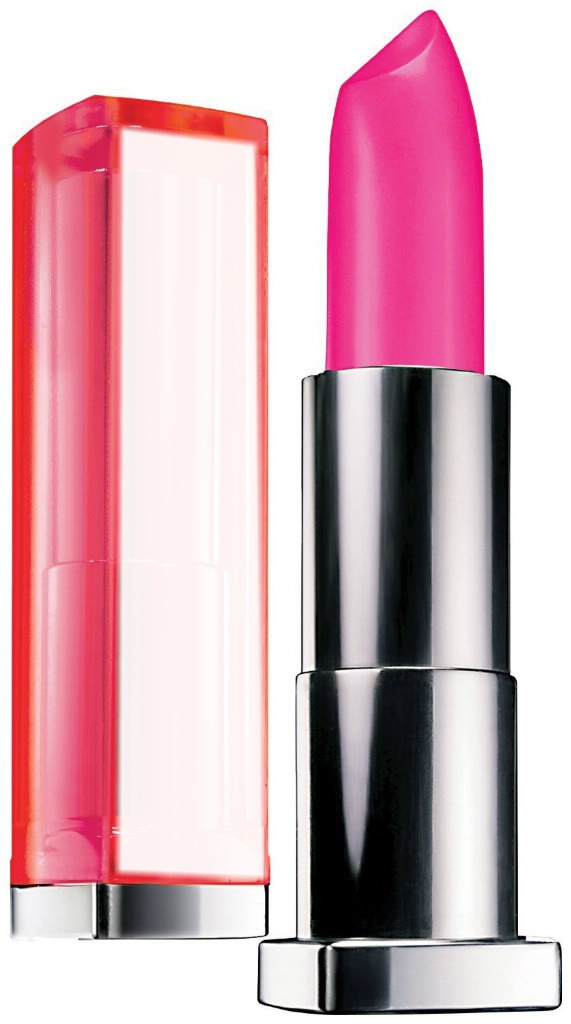Maybelline New York Color Sensational Vivids Lipstick Fuchsia Flash Photomontage