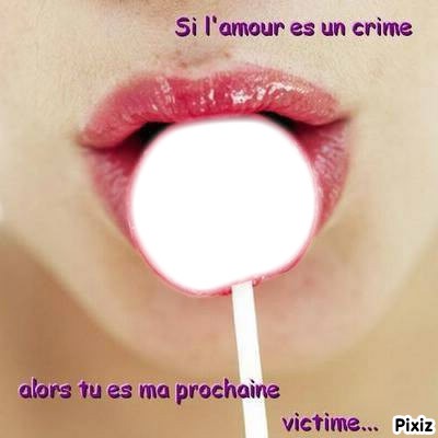 victime... Photo frame effect