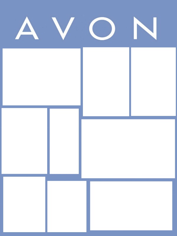 Avon Katalog Fotomontaggio